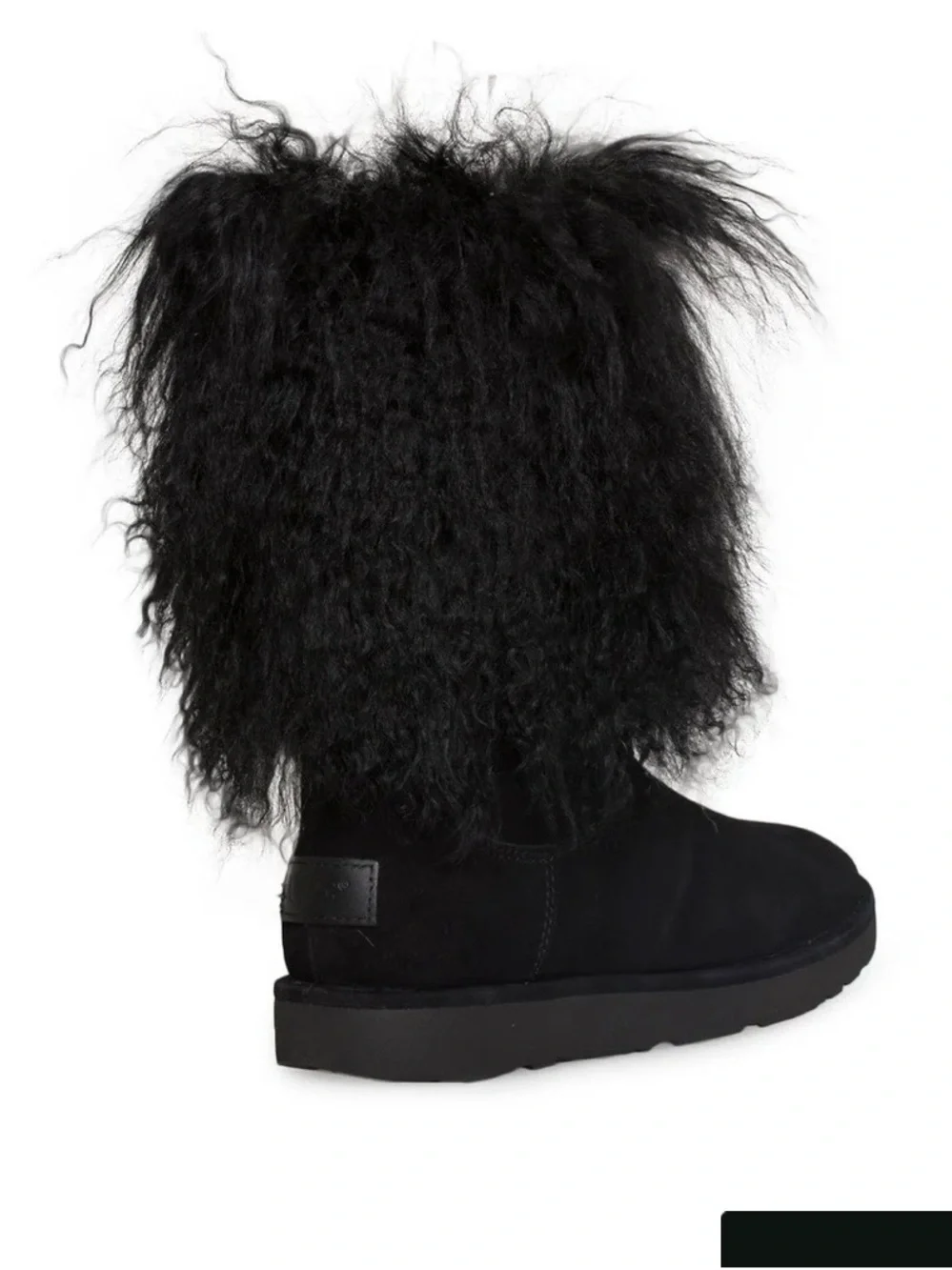 LN UGG Lida Black Shearling Winter Boots Sz 9